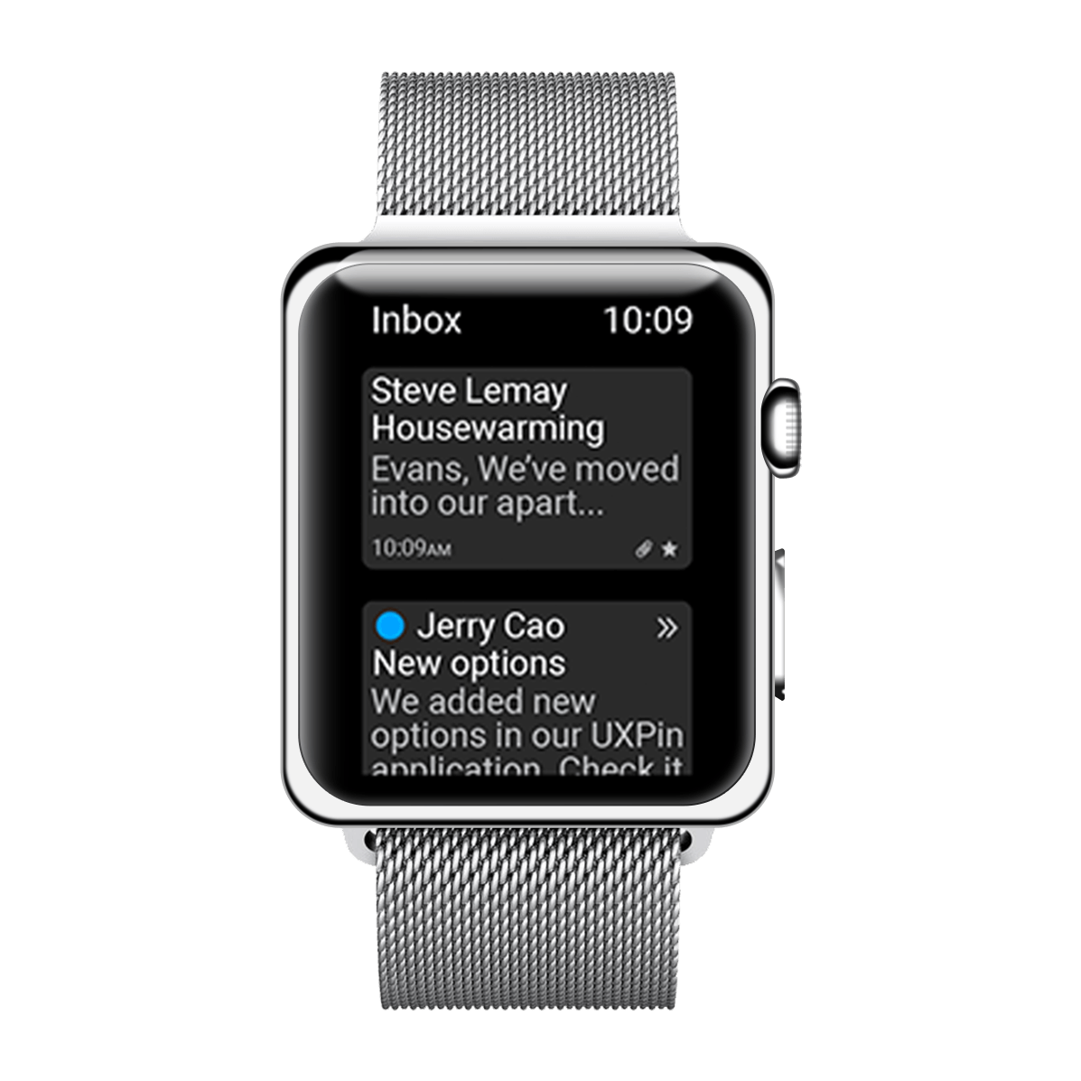 Steel Apple Watch